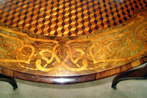 Restaurar mesa de madera enchapada